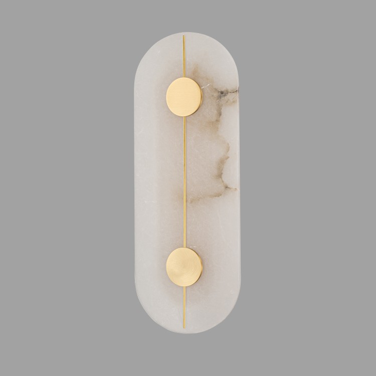 Светильник настенный Belfast Ravenhill 3220 BR MB Латунь / Камень