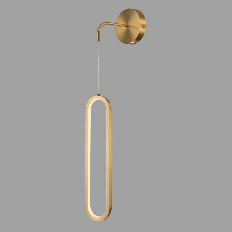 Светильник настенный Belfast Nevis86226C-1W BR Латунь