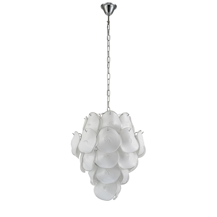 Подвесная люстра Belfast Dublin 6002 / 500 CH WH Хром / Белый