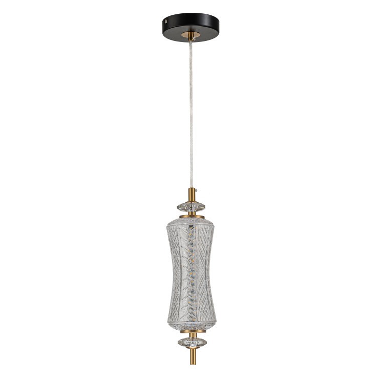 Светильник подвесной Belfast Herbison A1952 CL GL Золотой / Стекло / Прозрачный