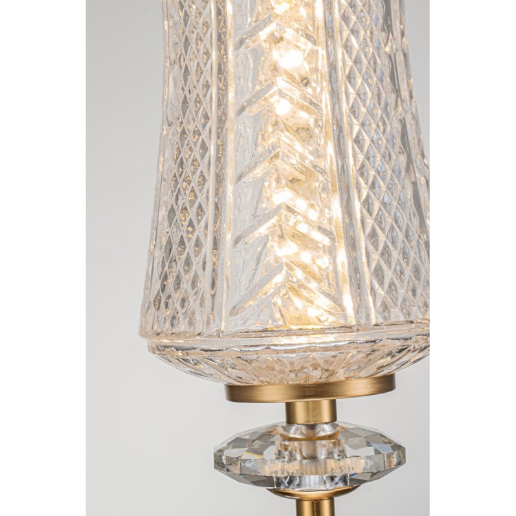 Светильник подвесной Belfast Herbison A1952 CL GL Золотой / Стекло / Прозрачный