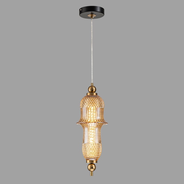 Светильник подвесной Belfast Herbison A1953 / A / A3 CA GL Золотой / Стекло / Янтарный