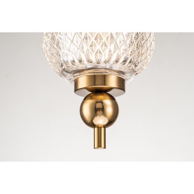 Светильник подвесной Belfast Herbison A1953 / B CL GL Золотой / Стекло / Прозрачный