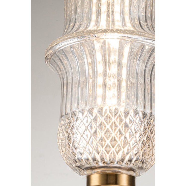 Светильник подвесной Belfast Herbison A1953 / B CL GL Золотой / Стекло / Прозрачный