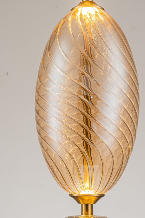 Светильник подвесной Belfast Herbison A1933 / A / A3 CA GL Золотой / Стекло / Янтарный