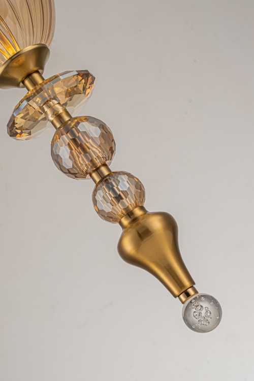 Светильник подвесной Belfast Herbison A1933 / A / A3 CA GL Золотой / Стекло / Янтарный