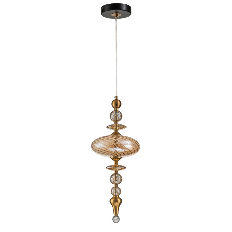 Светильник подвесной Belfast Herbison A1933 / C / A3 CA GL Золотой / Стекло / Янтарный Светильник подвесной Belfast Herbison A1933 / C / A3 CA GL Золотой / Стекло / Янтарный