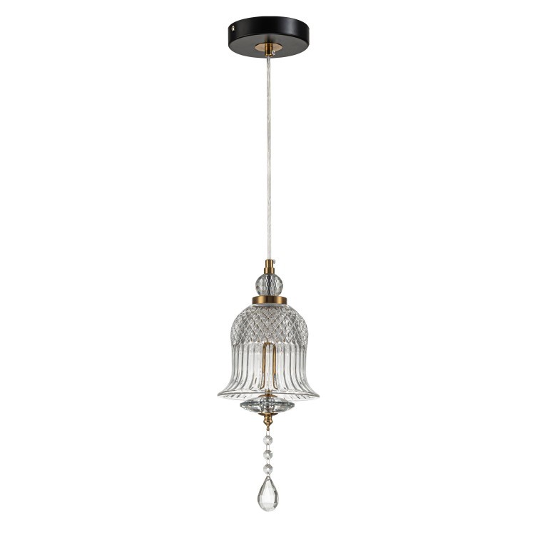 Светильник подвесной Belfast Herbison A1954 CL GL Золотой / Стекло / Прозрачный Светильник подвесной Belfast Herbison A1954 CL GL Золотой / Стекло / Прозрачный