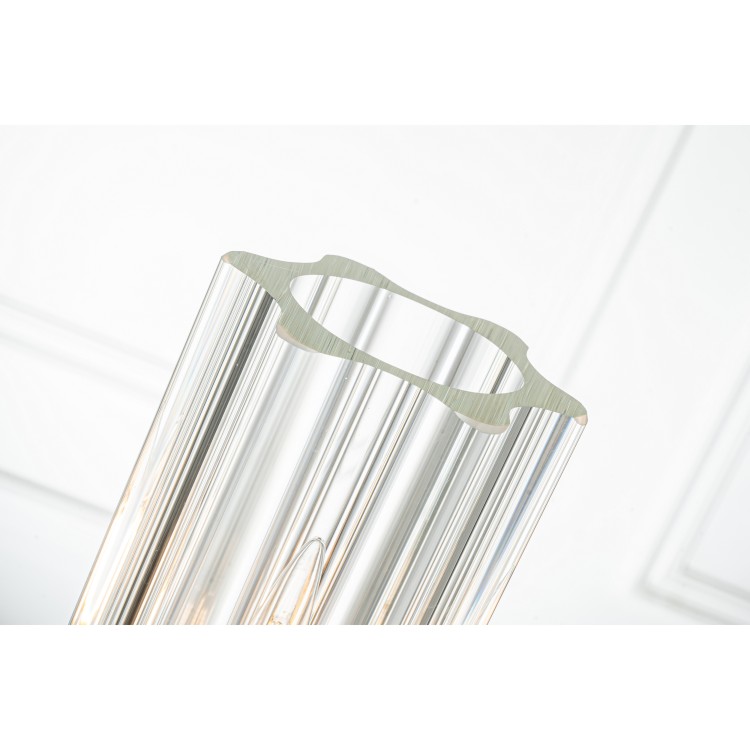 Настенный светильник Belfast Malone 6035-1 BL CL Черный / Стекло