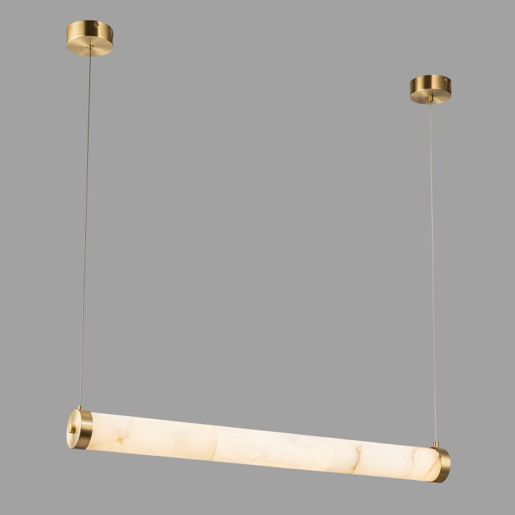 Подвесной светильник Belfast Ravenhill L-8199-L90 BR MB Латунь / Камень Подвесной светильник Belfast Ravenhill L-8199-L90 BR MB Латунь / Камень