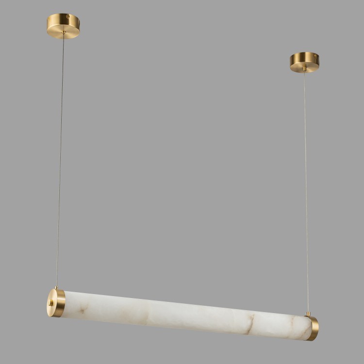 Подвесной светильник Belfast Ravenhill L-8199-L90 BR MB Латунь / Камень Подвесной светильник Belfast Ravenhill L-8199-L90 BR MB Латунь / Камень