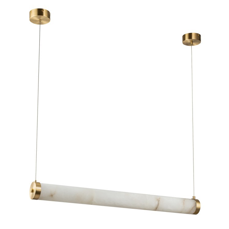 Подвесной светильник Belfast Ravenhill L-8199-L90 BR MB Латунь / Камень Подвесной светильник Belfast Ravenhill L-8199-L90 BR MB Латунь / Камень