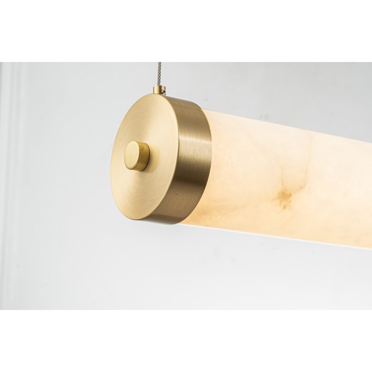 Подвесной светильник Belfast Ravenhill L-8199-L90 BR MB Латунь / Камень Подвесной светильник Belfast Ravenhill L-8199-L90 BR MB Латунь / Камень