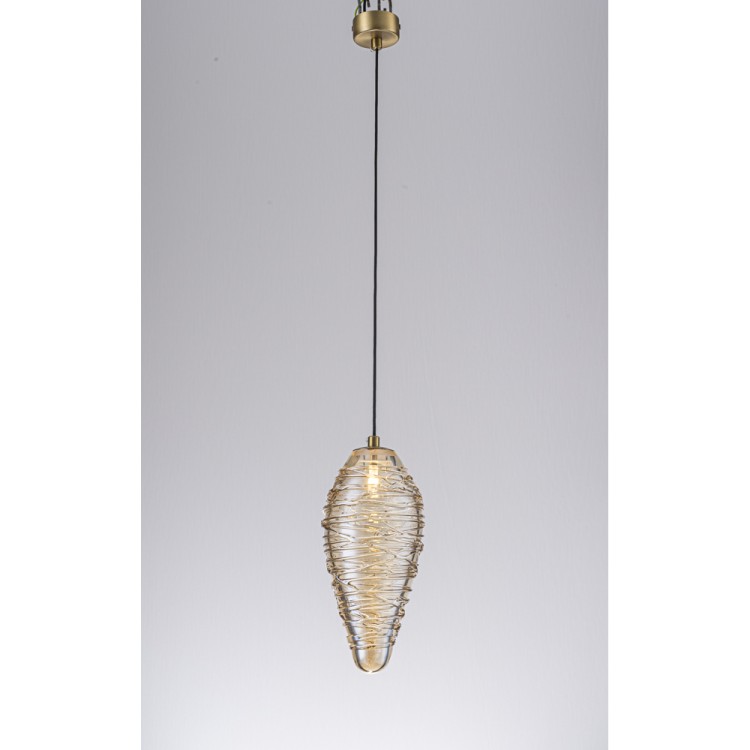 Светильник подвесной BRACKLEY 102-1 BR AM