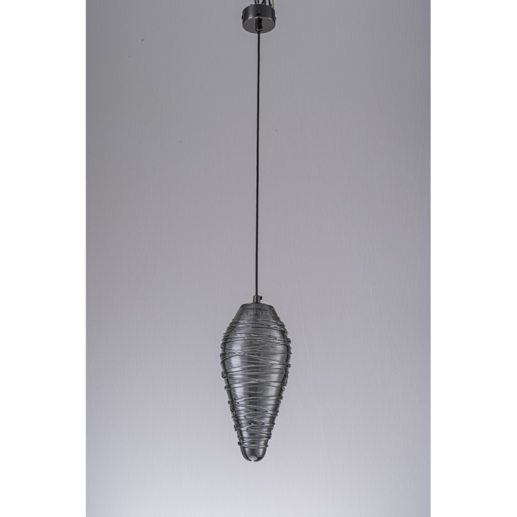 Светильник подвесной BRACKLEY 102-1 PBK GR 