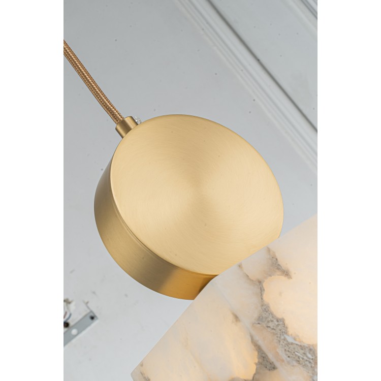 Подвесной светильник Belfast Ravenhill 3260-F BR MB Латунь / Камень Подвесной светильник Belfast Ravenhill 3260-F BR MB Латунь / Камень