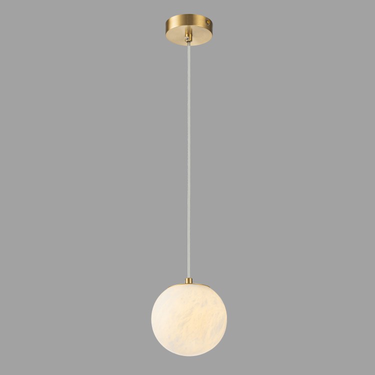 Подвесной светильник Belfast Ravenhill 3271A BR MB Латунь / Камень Подвесной светильник Belfast Ravenhill 3271A BR MB Латунь / Камень