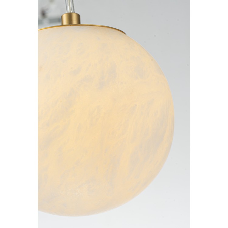 Подвесной светильник Belfast Ravenhill 3271A BR MB Латунь / Камень Подвесной светильник Belfast Ravenhill 3271A BR MB Латунь / Камень