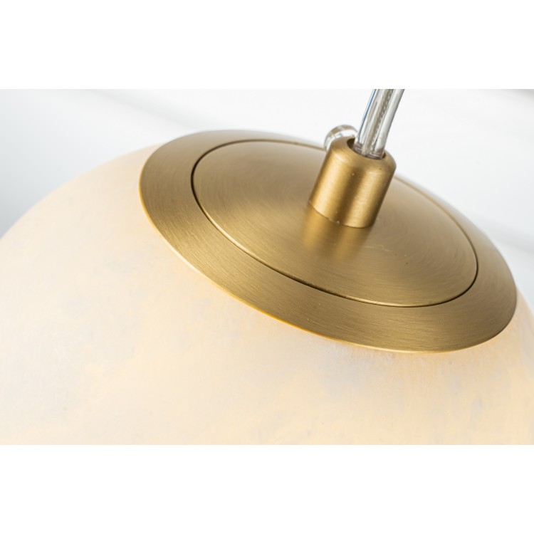 Подвесной светильник Belfast Ravenhill 3271A BR MB Латунь / Камень Подвесной светильник Belfast Ravenhill 3271A BR MB Латунь / Камень