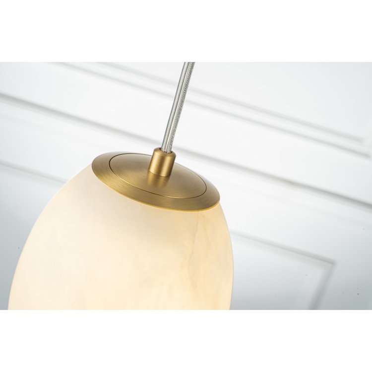 Подвесной светильник Belfast Ravenhill 3271B BR MB Латунь / Камень Подвесной светильник Belfast Ravenhill 3271B BR MB Латунь / Камень