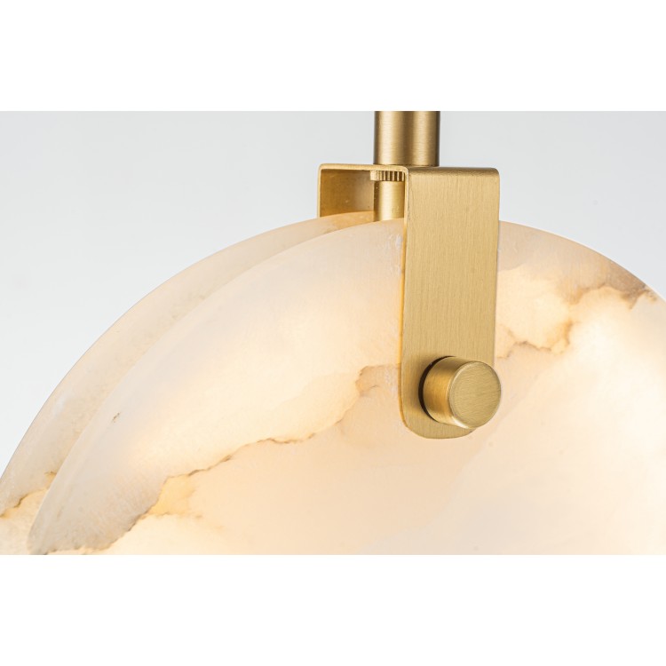 Подвесной светильник Belfast Ravenhill 3276-20 BR MB Латунь / Камень Подвесной светильник Belfast Ravenhill 3276-20 BR MB Латунь / Камень