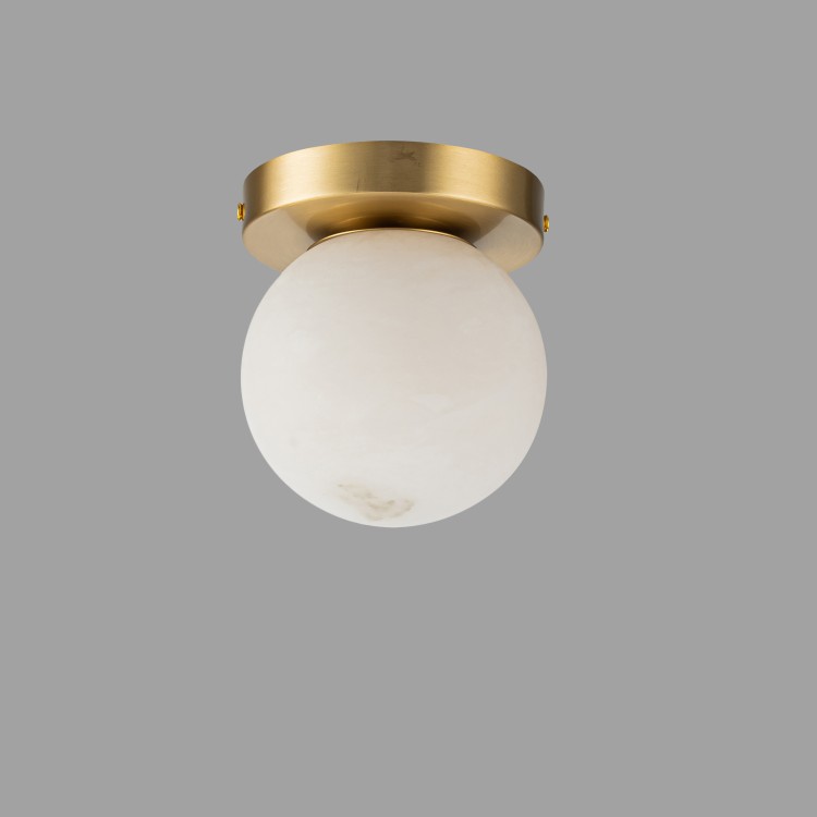 Потолочный светильник Belfast Ravenhill 3333Y BR MB Латунь / Камень