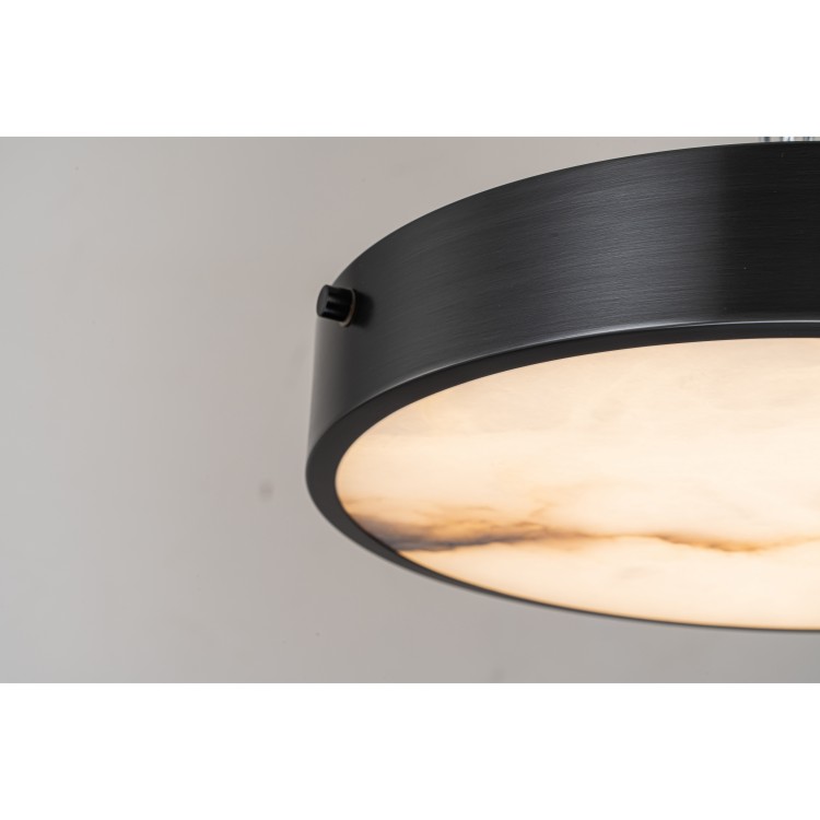 Потолочный светильник Belfast Devon 3395-3 BL MB Черный / Камень Потолочный светильник Belfast Devon 3395-3 BL MB Черный / Камень