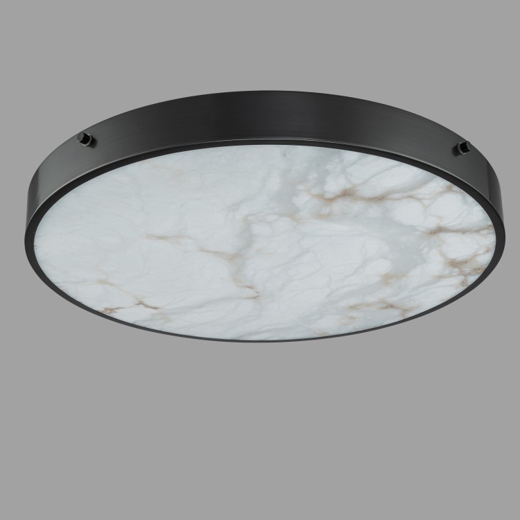 Потолочный светильник Belfast Devon 3395-5 BL MB Черный / Камень