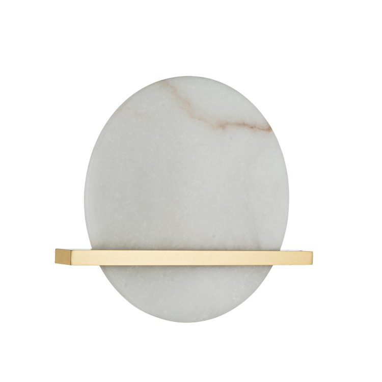 Настенный светильник Belfast Ravenhill 3219 BR MB Латунь / Камень