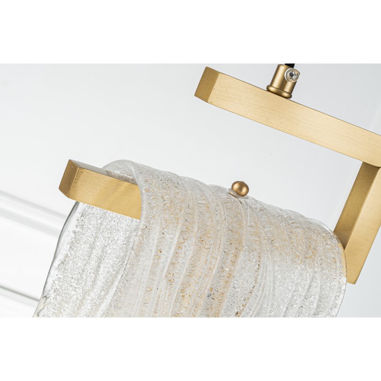 Подвесной светильник Belfast Colvil 3253 BR CL Латунь / Стекло Подвесной светильник Belfast Colvil 3253 BR CL Латунь / Стекло