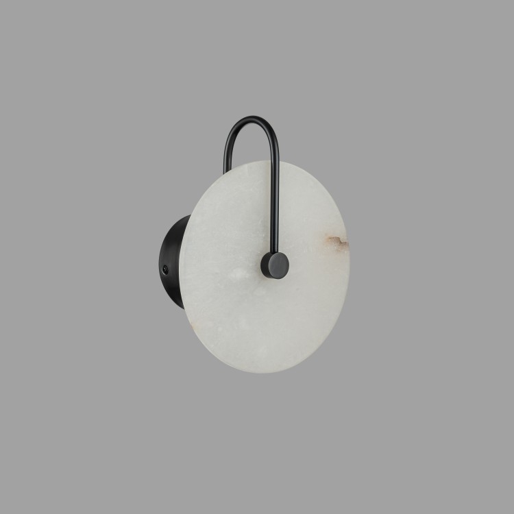 Настенный светильник Belfast Ravenhill 6084-20 BL MB Латунь / Камень