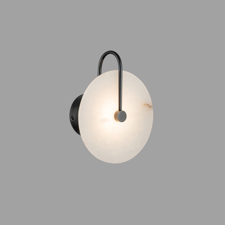 Настенный светильник Belfast Ravenhill 6084-20 BL MB Латунь / Камень