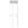 Светильник настенный Belfast Skipton 85001-1W-L BR Черный