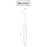 Светильник подвесной Belfast Nevis86227-1W-60 BL Черный