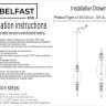 Светильник подвесной Belfast Herbison A1933 / D / A3 GR GL Золотой / Стекло / Серый